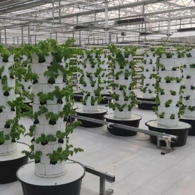 Βιότοπος υδροπονικός υδροπονικός αεροπονικός αυξανόμενος πύργος βιώσιμο υδροπονικό σύστημα
