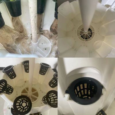 Βαλκόνι Αεροπονικοί αυξανόμενοι πύργοι Υδροπονική κάθετα συστήματα κήπου Υδροπονικά συστήματα εσωτερικού χώρου Φύτευση ανανάς Τύπος κάθετος