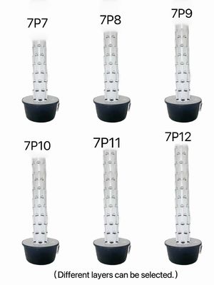 Βαλκόνι Αεροπονικοί αυξανόμενοι πύργοι Υδροπονική κάθετα συστήματα κήπου Υδροπονικά συστήματα εσωτερικού χώρου Φύτευση ανανάς Τύπος κάθετος